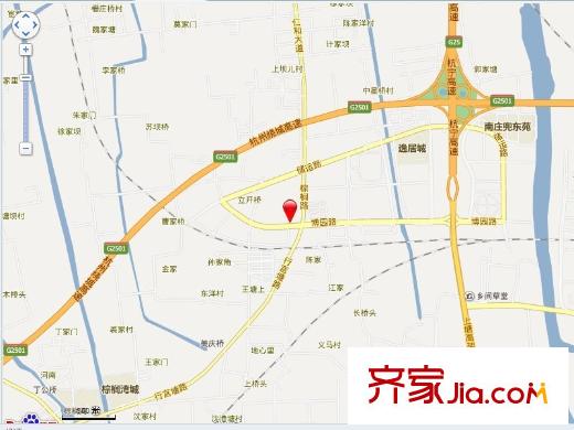 嘉凱城名城博園交通圖