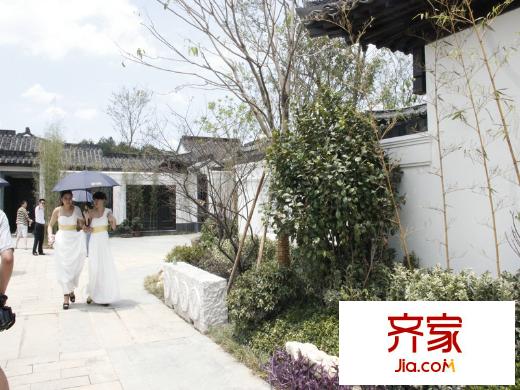 綠城安吉桃花源內(nèi)院（2013.7.27）