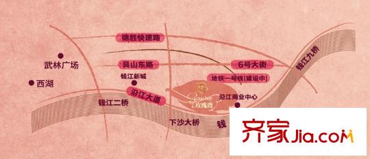 保利玫瑰灣交通圖