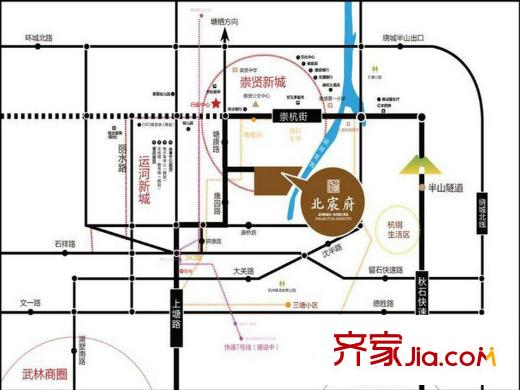 中和北宸府項(xiàng)目區(qū)位圖