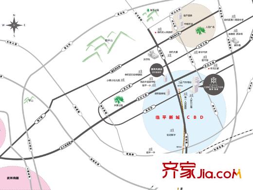 富邦星座區(qū)位圖