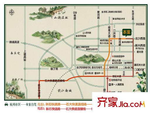 中鐵逸都區(qū)位圖