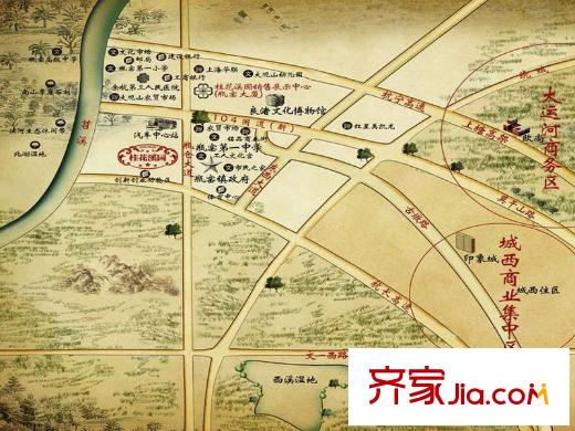 美好桂花溪園區(qū)位圖