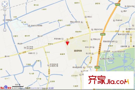 中交悅西溪交通圖
