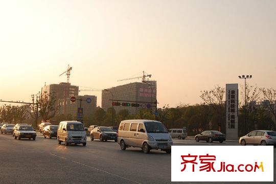 理想西溪金座附近街道