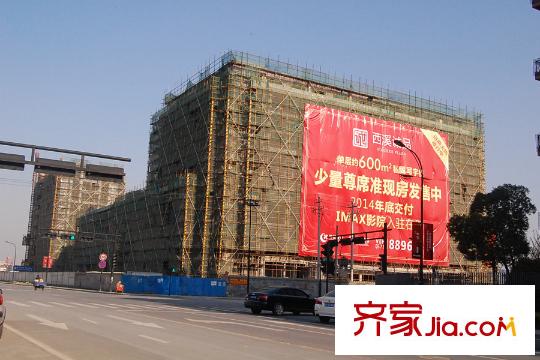 理想西溪金座附近街道