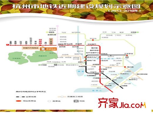 豪波西溪潤景地鐵地圖