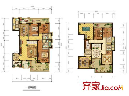 星運(yùn)麗園蘭逸法式平層官邸G-1 5室2廳2衛(wèi)1廚