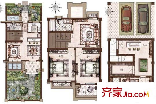 通和十二橡樹A戶型 4室3廳3衛(wèi)1廚