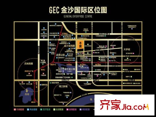 金沙國際區(qū)位圖