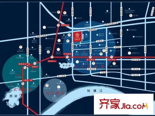金沙國際區(qū)位圖
