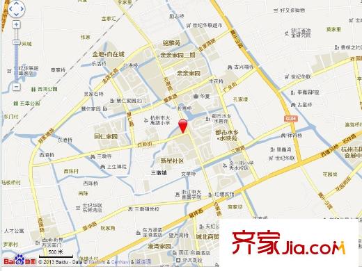 協(xié)安紫郡交通圖