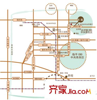大都尚瀾區(qū)位圖