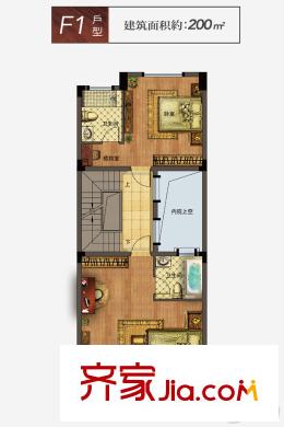 佳兆業(yè)西溪璞園F1地上二層 4室2廳4衛(wèi)1廚