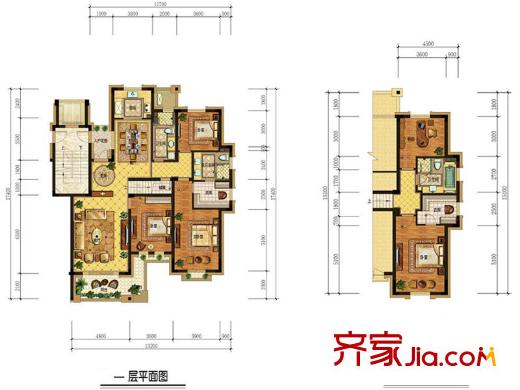 星運(yùn)麗園蘭逸空中躍墅Y-1 5室2廳2衛(wèi)1廚