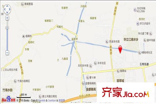 溪悅宸府電子地圖