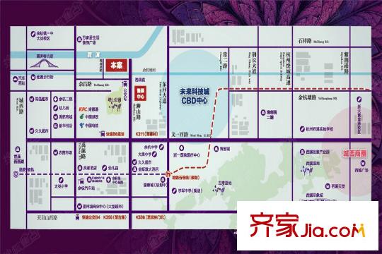 遠東紫宸花園區(qū)位圖
