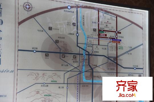 經(jīng)緯御賢府案場一角（2015.03.31）