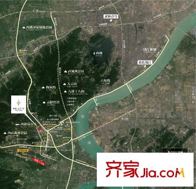 綠城之江1號交通圖