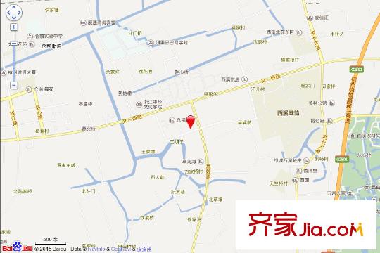 富力西溪悅居溪區(qū)電子地圖