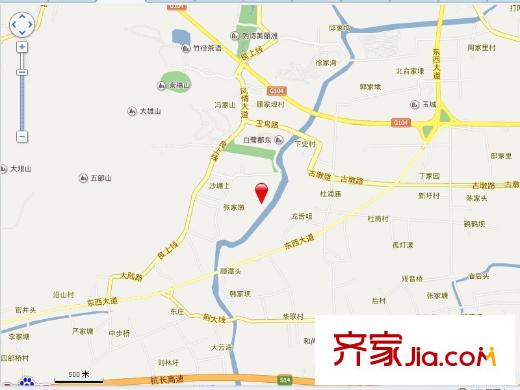萬科良渚文化村秋荷坊交通圖