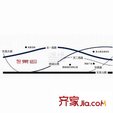 新湖果嶺交通圖