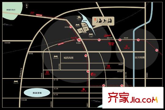 上實海上海小區(qū)區(qū)位圖