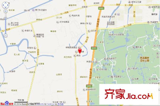 西溪君廬交通圖