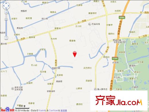 新城西溪逸境電子地圖