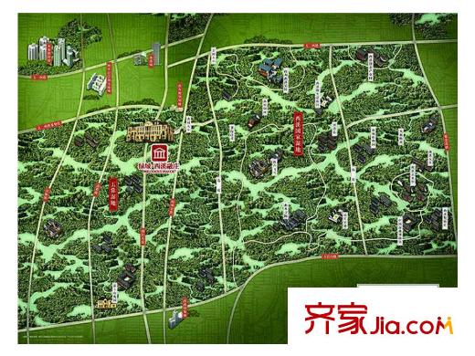 綠城西溪融莊區(qū)位圖