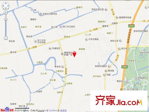 合景疊彩園交通圖