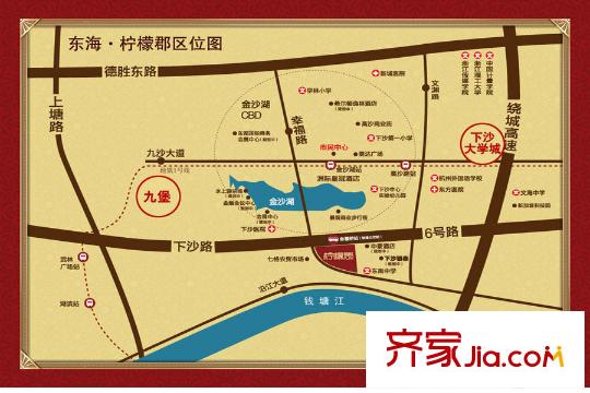 東海橙對交通圖