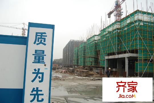 西溪君廬樓棟建設(shè)進(jìn)度（2015-03-23）