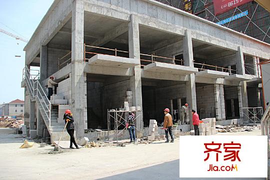 萊茵旺角七號(hào)項(xiàng)目現(xiàn)場(chǎng)（2015.3.24）