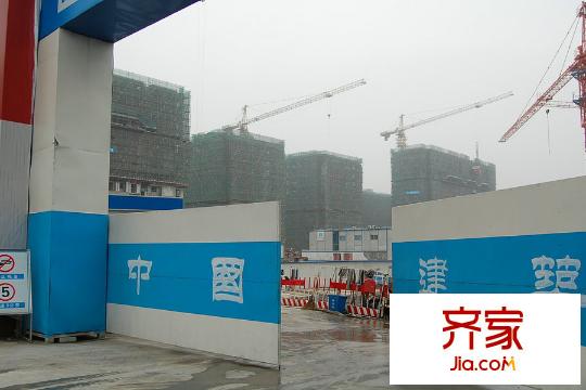 富力西溪悅居樓棟建設(shè)進(jìn)度（2015.3）
