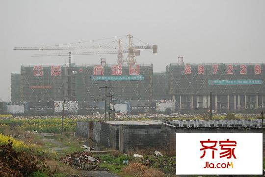 合景疊彩園樓棟建設(shè)進(jìn)度（2015.3）