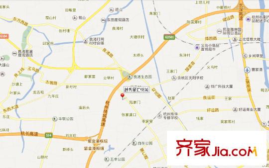 越秀星匯悅城交通圖