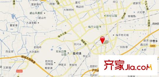 理想康城一品交通示意圖