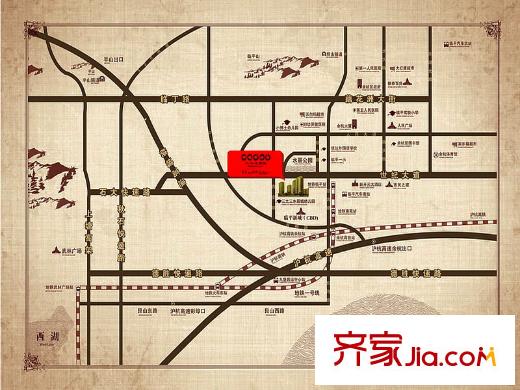 東海水景城水景城交通及配套圖