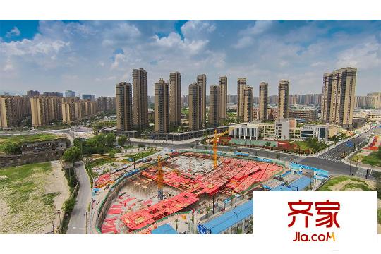 杭州大悅城?中糧天悅航拍工程進(jìn)度(2015.9.8)