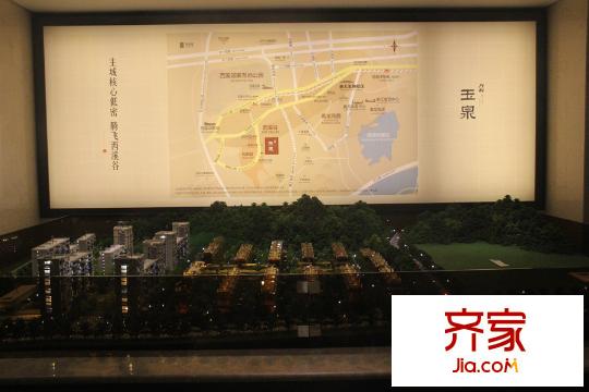 萬科坤和玉泉銷售中心沙盤展示（2015.10.13）