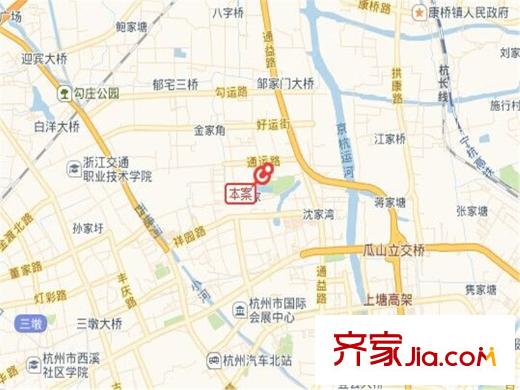 越秀星匯尚城交通圖