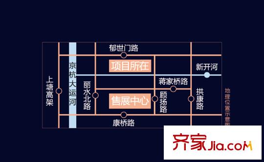 大家運河之星區(qū)位圖