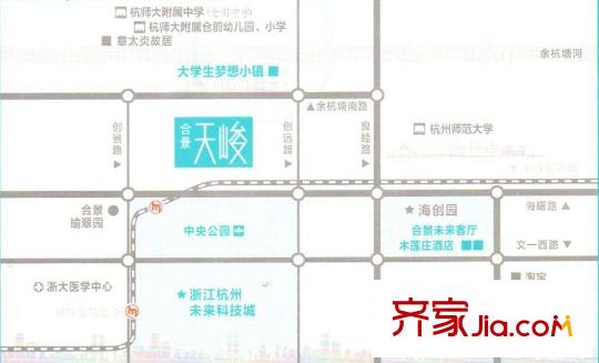 合景天峻交通圖