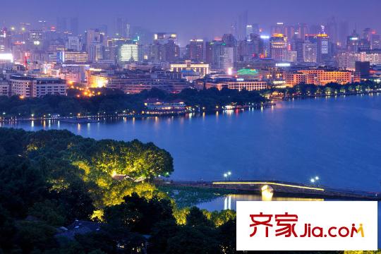 萬科坤和玉泉西湖斷橋（夜景）