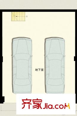 萬(wàn)科坤和玉泉下疊戶型-地下室 4室2廳3衛(wèi)1廚