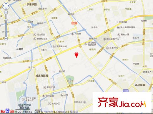 三江花園道壹號電子地圖