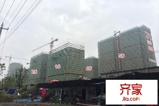 融信藍(lán)孔雀最新建設(shè)進(jìn)度（2015.12.21）