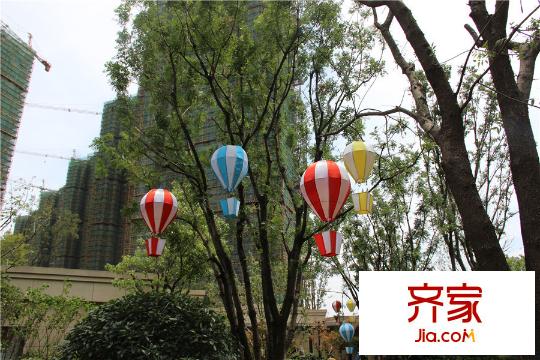 龍湖旭輝春江悅茗售樓處實(shí)景（2015.7.30）