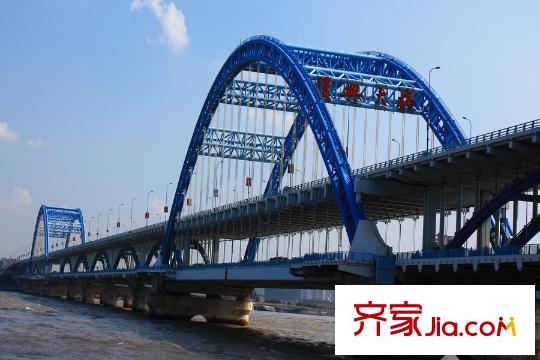 龍湖旭輝春江悅茗附近復(fù)興大橋